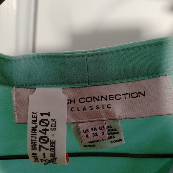 Lovely teal sleeveless blouse French connection - Picture 3 of 3